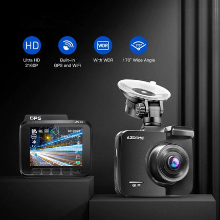 AZDome GS63H 4K 1CH Wifi GPS dashcam