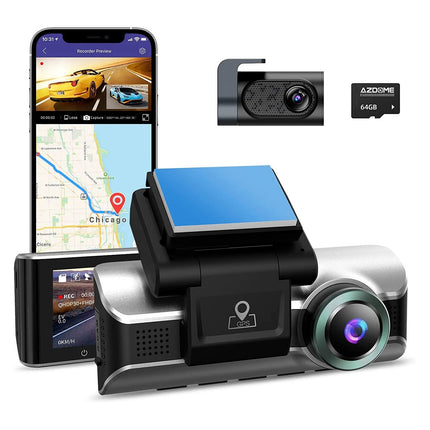 <tc>AZDome M550 Pro 2CH 4K Wifi GPS 64gb dashcam</tc>