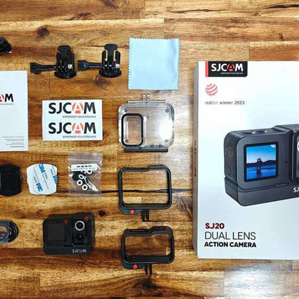 <tc>SJCAM SJ20 4K 60fps Doble lente Wifi action cam y dashcam</tc>