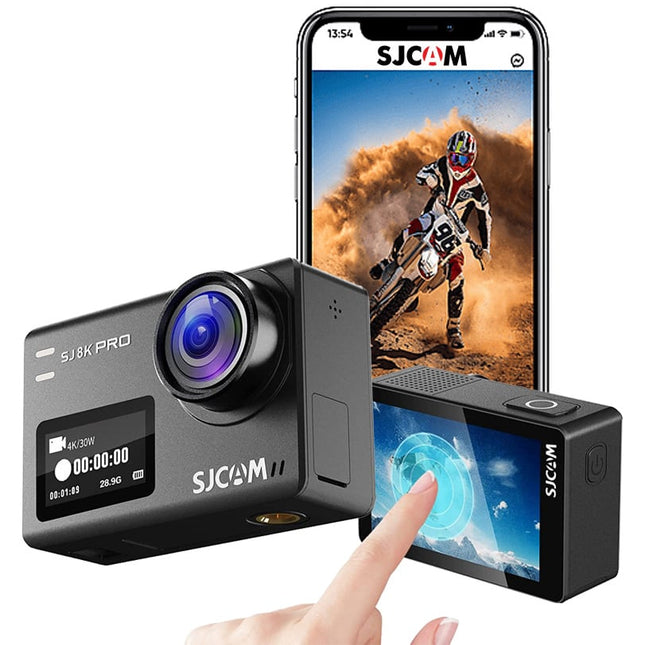 SJCAM SJ8 Pro 4K 60fps Doble pantalla Wifi action cam y dashcam