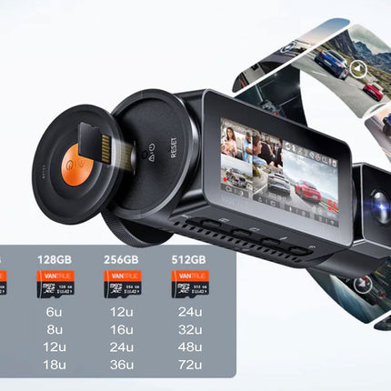 <tc>Vantrue N5 2K QuadHD 4CH Wifi GPS dashcam de 360 grados</tc>