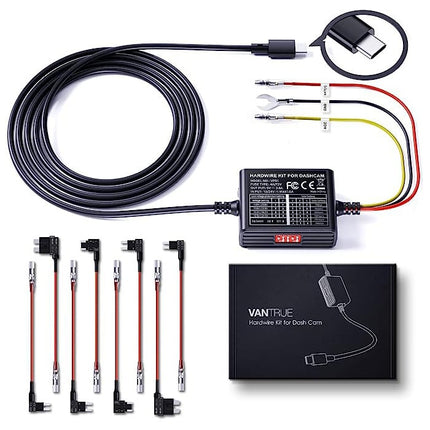 Vantrue VP01 hardwire kit USB-C de 3 hilos